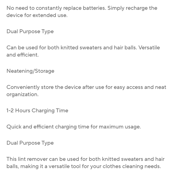 New Lint Remover USB Rechargeable Hair Ball Trimmer Fuzz Clothes green Color NIB - Picture 16 of 16